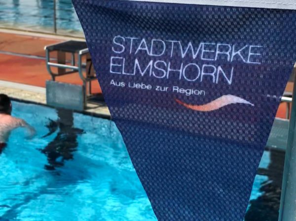 Schwimmwettkampf Accessoires | Wimpelkette individuell bedruckt: ab 13,50 €/lfm – Bild 3