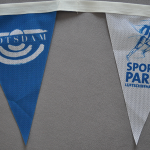 Schwimmwettkampf Accessoires | Wimpelkette individuell bedruckt: ab 13,50 €/lfm