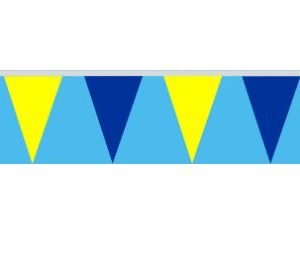Schwimmwettkampf Accessoires - zweifarbige Wimpelkette nicht bedruckt - 13,00€/lfm